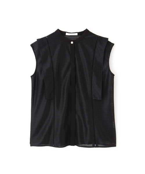 PINKY&DIANNE(ピンキーアンドダイアン)の「◆ラッセルチェックコンビブラウス(シャツ/ブラウス・レディース・ブラック/パープル系その他2・38)」の18枚目の写真