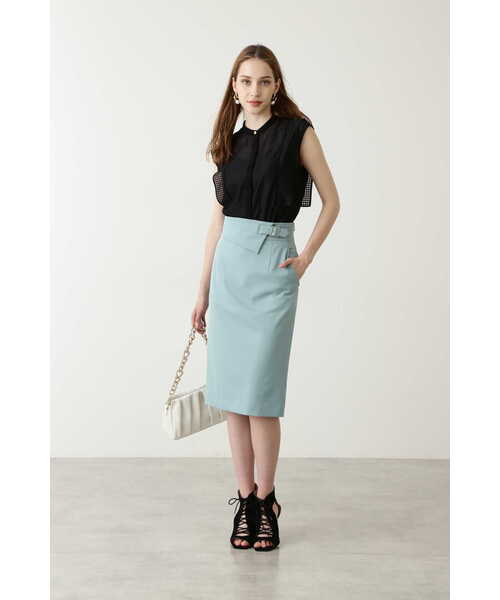 PINKY&DIANNE(ピンキーアンドダイアン)の「◆ラッセルチェックコンビブラウス(シャツ/ブラウス・レディース・ブラック/パープル系その他2・38)」の21枚目の写真