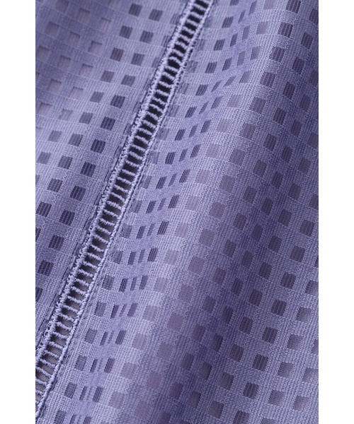 PINKY&DIANNE(ピンキーアンドダイアン)の「◆ラッセルチェックコンビブラウス(シャツ/ブラウス・レディース・ブラック/パープル系その他2・38)」の9枚目の写真