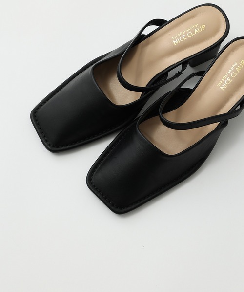 one after another NICE CLAUP（ワンアフターアナザーナイスクラップ）の「ストラップ付きミュール（その他シューズ・レディース・アイボリー/ブラック・SMALL/MEDIUM/LARGE）」の15枚目の写真