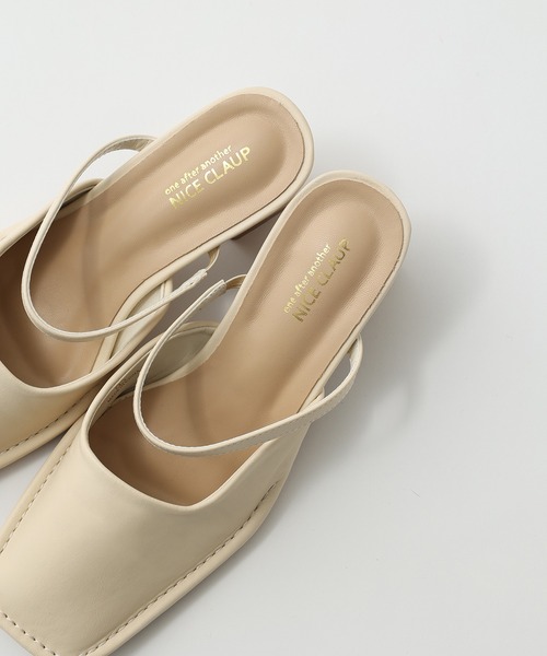 one after another NICE CLAUP（ワンアフターアナザーナイスクラップ）の「ストラップ付きミュール（その他シューズ・レディース・アイボリー/ブラック・SMALL/MEDIUM/LARGE）」の11枚目の写真