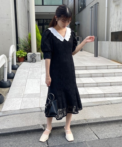 one after another NICE CLAUP（ワンアフターアナザーナイスクラップ）の「ストラップ付きミュール（その他シューズ・レディース・アイボリー/ブラック・SMALL/MEDIUM/LARGE）」の3枚目の写真