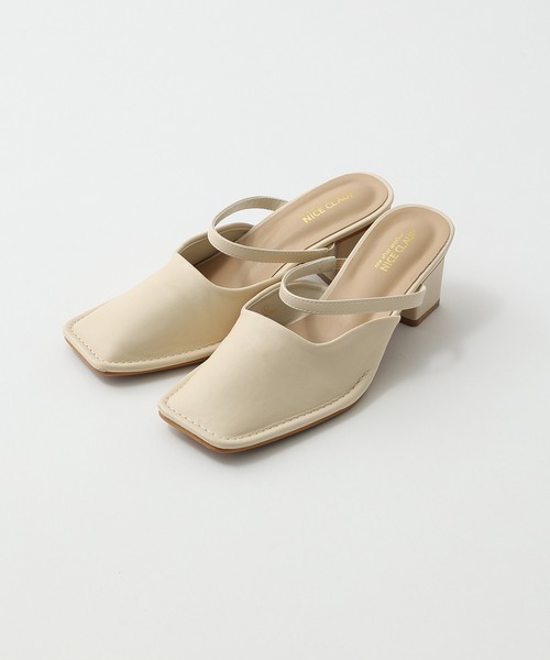 one after another NICE CLAUP（ワンアフターアナザーナイスクラップ）の「ストラップ付きミュール（その他シューズ・レディース・アイボリー/ブラック・SMALL/MEDIUM/LARGE）」の21枚目の写真