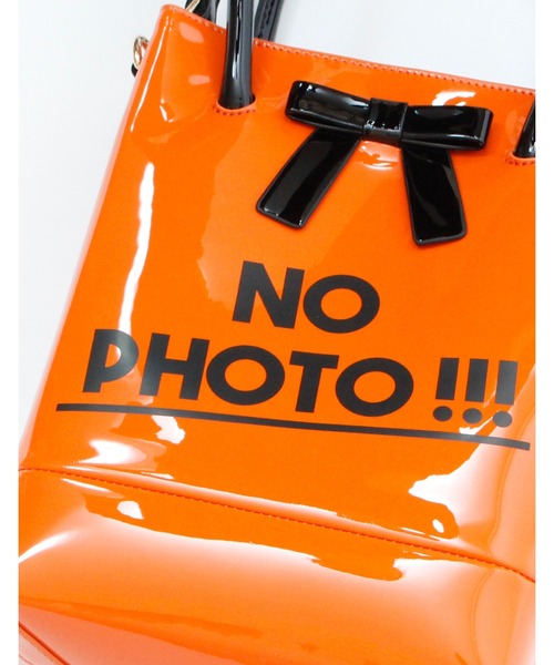 Little sunny bite（リトルサニーバイト）の「【Little Sunny Bite】No photo shopper bag（トートバッグ・レディース・ブラック/オレンジ/ホワイト・FREE）」の18枚目の写真