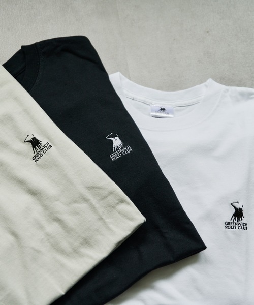 Daily russet（デイリー ラシット）の「【GREENWICH POLO CLUB】別注ロンT（Tシャツ/カットソー・レディース・ブラック/ベージュ/グレー・FREE）」の10枚目の写真