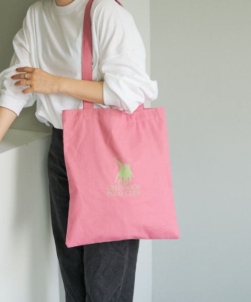 Daily russet（デイリー ラシット）の「【GREENWICH POLO CLUB】別注ロンT（Tシャツ/カットソー・レディース・ブラック/ベージュ/グレー・FREE）」の7枚目の写真