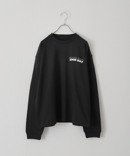 ZIP FIVE（ジップファイブ）の「【ZIP FIVE】LOOSE LOGO L/S T-SHIRT /ロゴオーバーサイズ長袖Tシャツ（Tシャツ/カットソー・メンズ・ホワイト/ブラック/ネイビー/グリーン/チャコール・MEDIUM/LARGE/X-LARGE）」の17枚目の写真