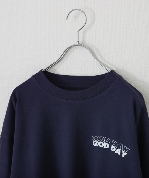 ZIP FIVE（ジップファイブ）の「【ZIP FIVE】LOOSE LOGO L/S T-SHIRT /ロゴオーバーサイズ長袖Tシャツ（Tシャツ/カットソー・メンズ・ホワイト/ブラック/ネイビー/グリーン/チャコール・MEDIUM/LARGE/X-LARGE）」の16枚目の写真