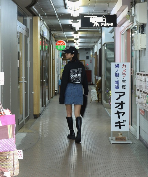 ZIP FIVE（ジップファイブ）の「【ZIP FIVE】LOOSE LOGO L/S T-SHIRT /ロゴオーバーサイズ長袖Tシャツ（Tシャツ/カットソー・メンズ・ホワイト/ブラック/ネイビー/グリーン/チャコール・MEDIUM/LARGE/X-LARGE）」の21枚目の写真