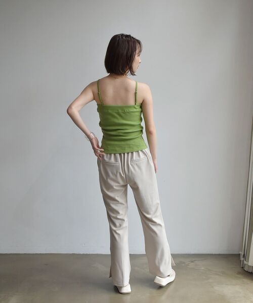 RETRO GIRL（レトロガール）の「デザインテレコキャミ（キャミソール・レディース・ホワイト/ブラック/ピンク/グリーン・FREE）」の17枚目の写真