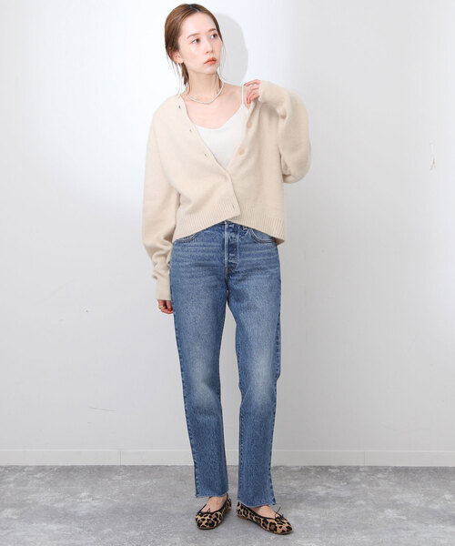 SLOBE IENA(スローブイエナ)の「《追加》パット付ベーシックキャミ(キャミソール・レディース・ブラック/アイボリー・FREE)」の11枚目の写真