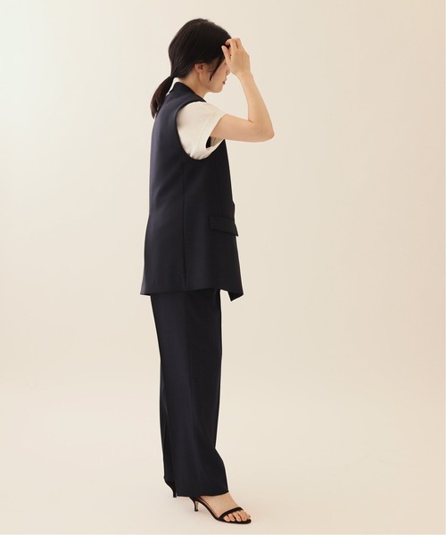 journal standard L'essage(ジャーナルスタンダードレサージュ)の「《予約》ウールトリコチン2タックワイドパンツ(その他パンツ・レディース・ブラック/チャコールグレー/ネイビー・36/38)」の10枚目の写真
