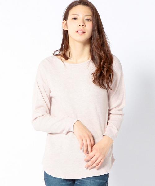 Another Edition（アナザーエディション）の「ワッフルプルオーバー/AEBC WAFFLE PO◆（Tシャツ/カットソー・レディース・ホワイト/ライトグレー/ライトピンク・フリー）」の3枚目の写真