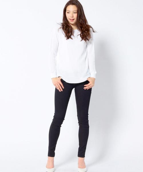 Another Edition（アナザーエディション）の「ワッフルプルオーバー/AEBC WAFFLE PO◆（Tシャツ/カットソー・レディース・ホワイト/ライトグレー/ライトピンク・フリー）」の8枚目の写真