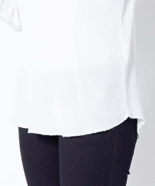 Another Edition（アナザーエディション）の「ワッフルプルオーバー/AEBC WAFFLE PO◆（Tシャツ/カットソー・レディース・ホワイト/ライトグレー/ライトピンク・フリー）」の14枚目の写真