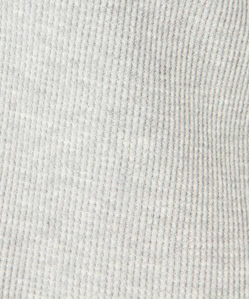 Another Edition（アナザーエディション）の「ワッフルプルオーバー/AEBC WAFFLE PO◆（Tシャツ/カットソー・レディース・ホワイト/ライトグレー/ライトピンク・フリー）」の10枚目の写真
