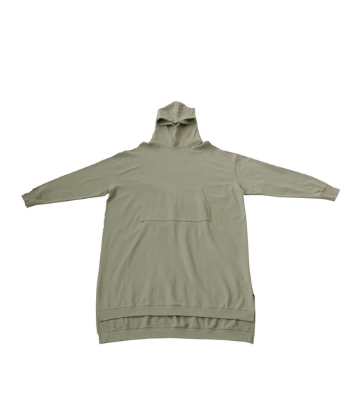antiqua（アンティカ）の「オーバーサイズスウェットワンピース（ワンピース・レディース・アッシュグレー/ブラック/グリーン・FREE）」の5枚目の写真