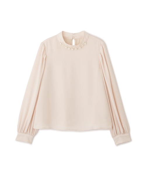 PROPORTION BODY DRESSING(プロポーションボディドレッシング)の「パールネックブラウス / 1212210910(シャツ/ブラウス・レディース・オフホワイト/グレー/ブラウン・FREE)」の10枚目の写真