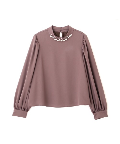 PROPORTION BODY DRESSING(プロポーションボディドレッシング)の「パールネックブラウス / 1212210910(シャツ/ブラウス・レディース・オフホワイト/グレー/ブラウン・FREE)」の20枚目の写真