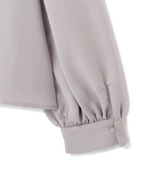 PROPORTION BODY DRESSING(プロポーションボディドレッシング)の「パールネックブラウス / 1212210910(シャツ/ブラウス・レディース・オフホワイト/グレー/ブラウン・FREE)」の16枚目の写真