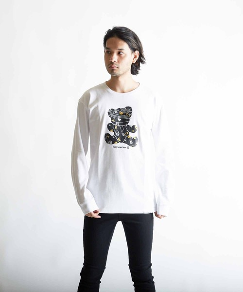【セール】FL/定番パンクベアープリントロングスリーブTシャツ（Tシャツ/カットソー）｜CERCA（チェルカ）