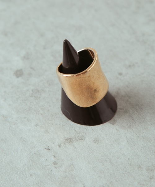 COLOR TOKYO ACCESSORIES（カラートウキョウアクセサリー）の「ワイドメタルリング（リング・レディース・シルバー/ゴールド・FREE）」の8枚目の写真