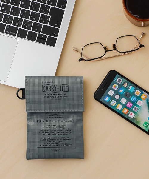 Penco（ペンコ）の「Penco ペンコ キャリータイトケース S（コインケース・メンズ・オレンジ/ホワイト/グリーン/レッド/グレー/ブルー/ライトブルー/ブラック/カーキ/イエロー・FREE）」の14枚目の写真