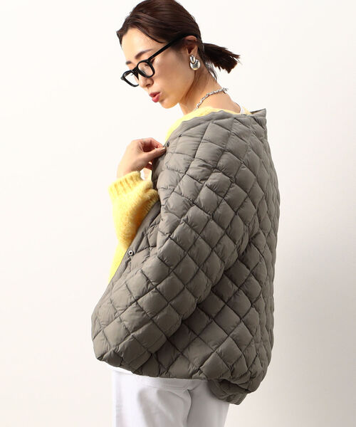 Traditional Weatherwear(トラディショナルウェザーウェア)の「◇【WEB限定】【TRADITIONAL WEATHERWEAR】MULTI BLANKET DOWN PA(ダウンジャケット/コート・レディース・チャコールグレー/ブラック/オフホワイト・FREE)」の20枚目の写真