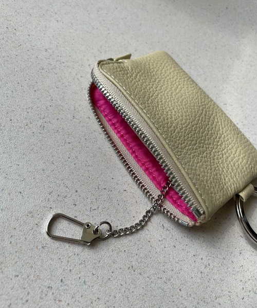 URBAN RESEARCH DOORS（アーバンリサーチドアーズ）の「ミニウォレット（財布・レディース・ベージュ系その他/パープル系その他/グリーン/ネイビー・-）」の2枚目の写真