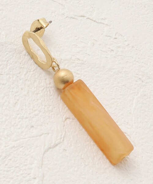 SHOO・LA・RUE(シューラルー)の「◆ショートスティックピアス(ピアス(両耳用)・レディース・ダークブラウン/ナチュラル/キャメル・00)」の5枚目の写真