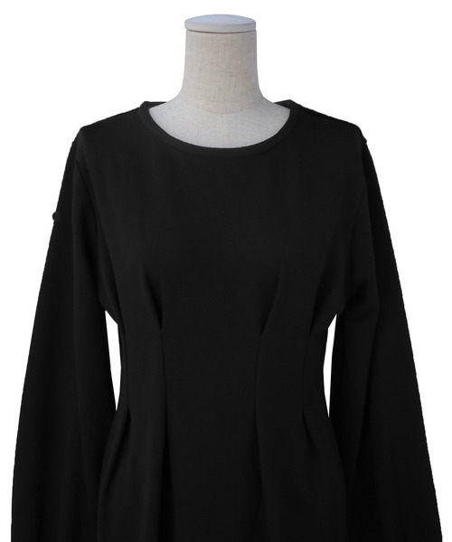 MIELI INVARIANT(ミエリインヴァリアント)の「Tuck Sweat Onepiece(ワンピース・レディース・ブラック/その他・FREE)」の19枚目の写真