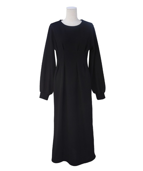 MIELI INVARIANT(ミエリインヴァリアント)の「Tuck Sweat Onepiece(ワンピース・レディース・ブラック/その他・FREE)」の16枚目の写真