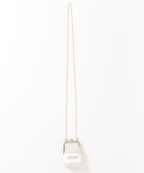 beautiful people(ビューティフルピープル)の「beautiful people mini clasp pouch 7235511960(その他小物・レディース・ホワイト/ブラック/ベージュ・FREE)」の10枚目の写真