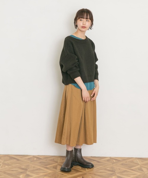 UR Lab.(アーバンリサーチラボ)の「畦編みニットカーディガン(カーディガン/ボレロ・レディース・ライトブルー/ダークブラウン/グレー系その他・FREE)」の11枚目の写真