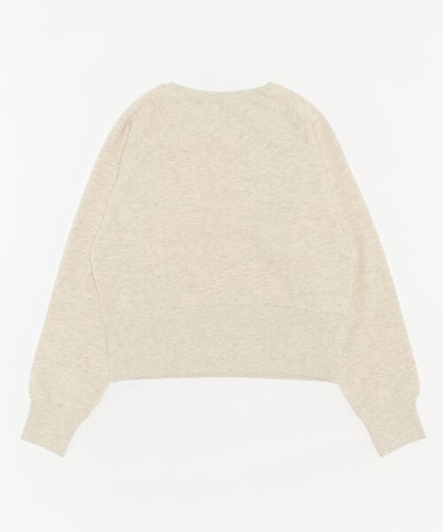 koe(コエ)の「ショート丈裏起毛トレーナー(スウェット・レディース・ピンク/アイボリー・M/L)」の22枚目の写真