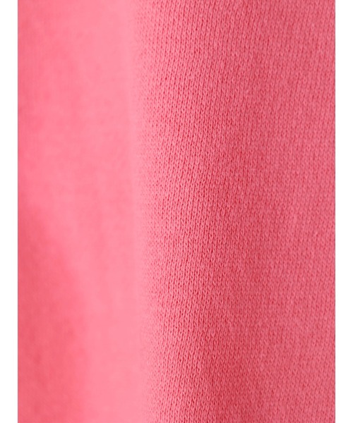 koe(コエ)の「ショート丈裏起毛トレーナー(スウェット・レディース・ピンク/アイボリー・M/L)」の12枚目の写真