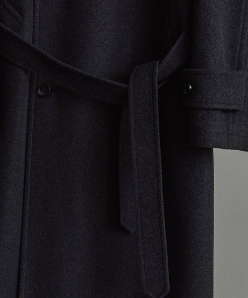 SMOOTH MELANGE WRAP COAT（その他アウター）｜WYM LIDNM