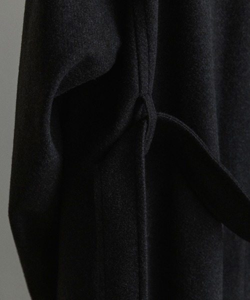 SMOOTH MELANGE WRAP COAT（その他アウター）｜WYM LIDNM（ウィム バイ