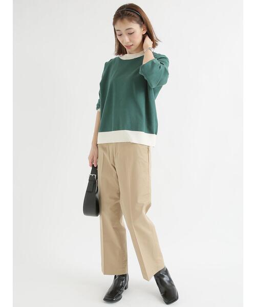 Lugnoncure(ルノンキュール)の「リンガーニット(ニット/セーター・レディース・ベージュ/ブラウン/グリーン・フリ-)」の8枚目の写真