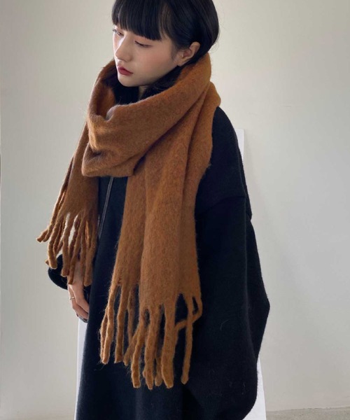 ベーシックフリンジマフラー（マフラー）｜Vipoa（ヴィポア）の