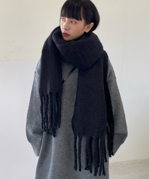 ハイエンドモヘアフリンジマフラー　グリーン　CTHY ZOZO ハイエンドモヘアフリンジマフラー グリーン CTHY ZOZO