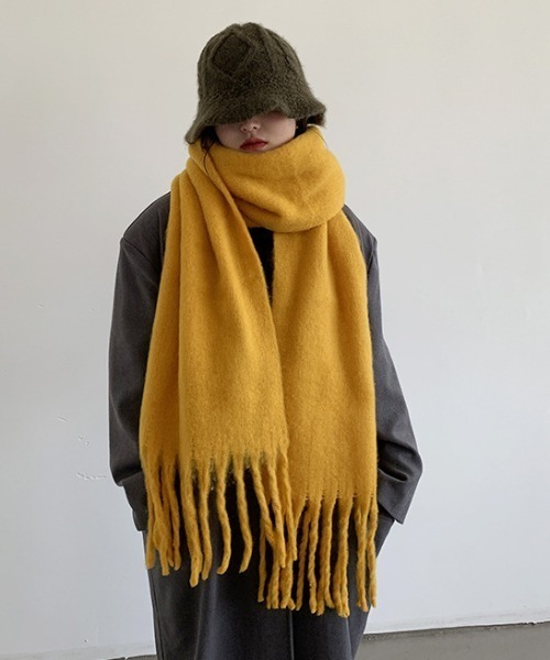 セール】ベーシックフリンジマフラー（マフラー）｜Vipoa（ヴィポア