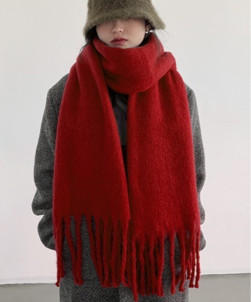 ベーシックフリンジマフラー（マフラー）｜Vipoa（ヴィポア）の