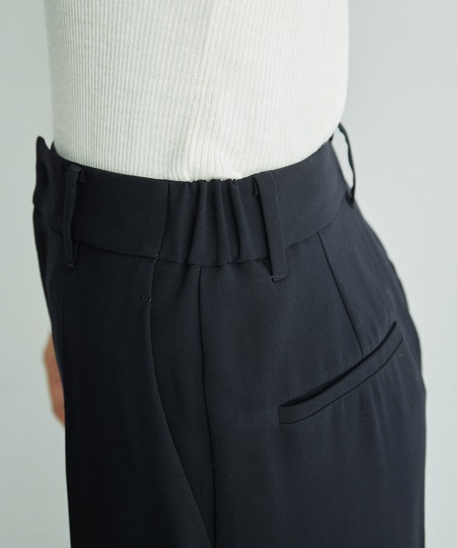 ROPE'（ロペ）の「ダブルクロスサイドゴムストレートワイドパンツ（その他パンツ・レディース・ピンク系その他2/オフホワイト/ネイビー/ブルー系その他4・36/40/38）」の14枚目の写真