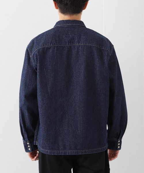 KUON（クオン）の「【KUON / クオン】別注 SAKIORI WAPPEN DENIM SHIRTS（シャツ/ブラウス・メンズ・ブルー/ブラック・SMALL/MEDIUM/LARGE/X-LARGE）」の13枚目の写真