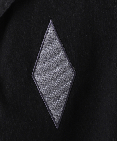 KUON（クオン）の「【KUON / クオン】別注 SAKIORI WAPPEN DENIM SHIRTS（シャツ/ブラウス・メンズ・ブルー/ブラック・SMALL/MEDIUM/LARGE/X-LARGE）」の6枚目の写真