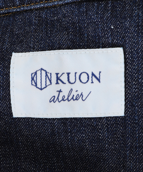 KUON（クオン）の「【KUON / クオン】別注 SAKIORI WAPPEN DENIM SHIRTS（シャツ/ブラウス・メンズ・ブルー/ブラック・SMALL/MEDIUM/LARGE/X-LARGE）」の16枚目の写真