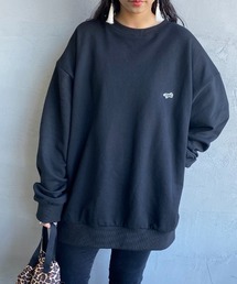 [TOWN CRAFT/タウンクラフト・THE FOX/ザフォックス] 別注 ワンポイントロゴ クルーネックスウェット