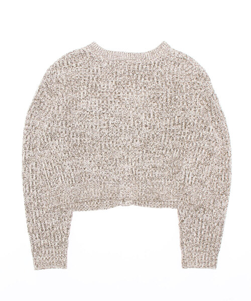 anap mimpi（アナップミンピ）の「前後2WAYトリコロールヤーンニットカーディガン（カーディガン/ボレロ・レディース・ブラウン/パープル/オレンジ・FREE）」の19枚目の写真