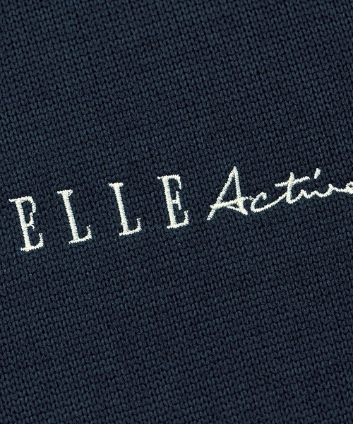 BELLUNA PLUS(ベルーナ)の「ELLE Active 裏起毛フリース配色ジャケット(その他アウター・レディース・ネイビー/ミント/ライトベージュ・MEDIUM/LARGE/X-LARGE)」の8枚目の写真